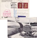 BRD - Bad Neustadt a/S. 1967 SST/Fahrbares Postamt Segelflugpost n. HOLLAND