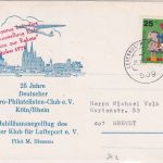 BRD - Köln Luftpostausstellung Segelflugpost Karte Leverkusen bayerwerk 1971