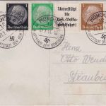 Bayern - München Hertie Waren- u. Kaufhaus GmbH sw-AK gelaufen 1941