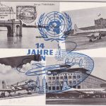 BRD - Elchingen Oberndorf 1. Postsegelflug Schmuckkarte SST Oberndorf 1959