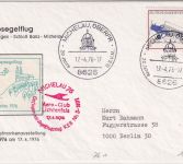 BRD - Michelau 1976 Schleppsegelflug Sonderkuvert m. SST+Vignette n. Berlin
