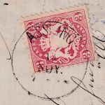 Bayern - Assling 18. NOV K1 Briefvorderseite 3 Kr. Wappen gez. n. München