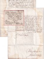 Bayern - Haag 1773 Paketbegleitbrief n. München - mit Inhalt