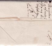 Bayern - Haag Fingerhut-K1 Dienstbrief "mit 2 Beilagen" n. Freising 1846