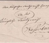 Bayern - Haag Fingerhut-K1 Dienstbrief (Inhalt/Briefkopf !) n. Wasserburg 1839