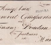 Bayern - Haag R4 L1 kgl. Dienstsache/Brief n. München ca. 1815