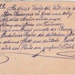 DR - 5 Pfg. Germania Karte (österr. Antwortganzsache) Brückenberg - Bautzen 1905