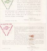 BRD - Sahlenburg HOG Raketenversuche 13.+14. Versuchsreihe + Protokoll 1964
