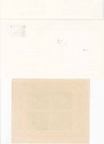 Niederlande - Europa 1/2 Raketenpost DRG - 2 Belege + Vignettenblock Venlo 1961