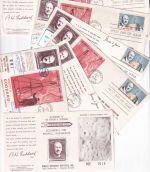 USA - US Rocket Mail R. Goddart Roswell 1964 - 6 Belege + 2 Vignettenblöcke