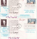USA - US Rocket Mail R. Goddart Roswell 1964 - 6 Belege + 2 Vignettenblöcke