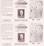 USA - US Rocket Mail R. Goddart Roswell 1964 - 6 Belege + 2 Vignettenblöcke