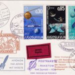 Jugoslawien - Postrakete Raketom RAK Zapresic HOG Expresskarte Voloder 1973