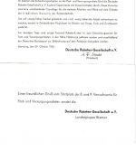 BRD - DRG 8.+9. Versuchsreihe Raketenpost 2 Karten m. Vignetten Hamburg 1960