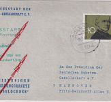 BRD - DRG 16. Versuchsreihe Raketenpost "Großglockner" Brief Saleburg 1962