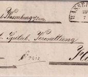 Bayern - Wasserburg 29/7 HKS Dienstbrief (Aufsichtssache) n. Haag 1853