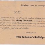 Bayern - 3 Pfg. Rauten Ganzsache priv. Zudruck Wasserburg - Mühldorf 1883