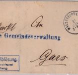 Bayern - Wasserburg a. Inn 1 21.JUL 10 Frei d. Ablösung Dienstbrief n. Gars