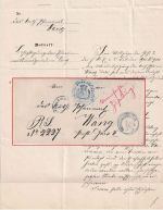 Bayern - Wasserburg a. Inn 1 2.MAI 03 Dienstbrief "vereinfachte Zustellung"