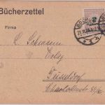 DR-Infla - 2x2 Mrd Korbdeckel Bücherzettel Bochum - Düsseldorf 21.11.23