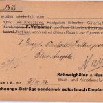 DR-Infla - 2x2 Mrd Korbdeckel Bücherzettel Bochum - Düsseldorf 21.11.23
