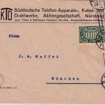 DR-Infla - 300 M. Queroval Brief Nürnberg 10.7.23 CUSTOS Portokontrolle