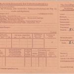 BRD - Wasserburg 1953 34 Pfg. AFS Finanzamt Nachnahmedrucksachenkarte