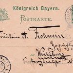 Bayern - 5 Pfg. Rauten Ganzsache handgez. Manöverkarte Dirnismaning 27.10.1900