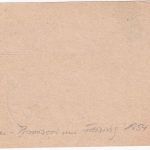 BRD - Freising 24.6.54 Notopfer-Provisorium Gebührenzettel f. 7 Pakete