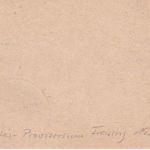BRD - Freising 31.5.54 Notopfer-Provisorium Gebührenzettel f. 8 Pakete