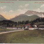 Bayern - Klais 1911 (farb. Ortsansicht) portofreie Soldatenkarte n. München