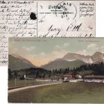 Bayern - Klais 1911 (farb. Ortsansicht) portofreie Soldatenkarte n. München