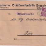 DR-Infla - 20 M. Bergmann Perfin "O.K." Drucksache n. Tölz 16. JUN 23