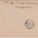 AM-Post - 15 Pfg. amerik. Druck ua. Einschreibebrief Tutzing St. Ingbert 11.2.46