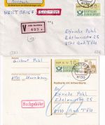 BRD - ATM Ausgabe 2.1.81 auf 28 Belegen (12x portorichtige MEF !!) von Starnberg