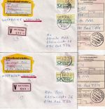 BRD - ATM Ausgabe 2.1.81 auf 28 Belegen (12x portorichtige MEF !!) von Starnberg