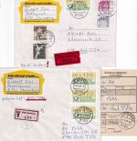 BRD - ATM Ausgabe 2.1.81 auf 28 Belegen (12x portorichtige MEF !!) von Starnberg