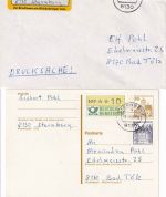 BRD - ATM Ausgabe 2.1.81 auf 28 Belegen (12x portorichtige MEF !!) von Starnberg
