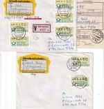 BRD - ATM Ausgabe 2.1.81 auf 28 Belegen (12x portorichtige MEF !!) von Starnberg
