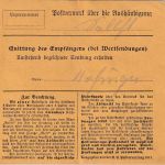 Bayern - 60 Pfg. Ludwig Paketkarte Hausham - Rathmannsdorf b. Vilshofen 1917