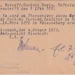 DR-Infla - 20 Pfg. Dienstganzsache+Zusatz Miesbach - Weißenburg 6. JAN 23