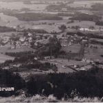Bayern - Bad Heilbrunn Ortsansicht Vogelperspektive sw-Foto-AK ca. 1950