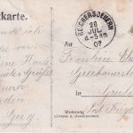 Bayern - Kirchbichl Kirche mit Bauernhof priv. Foto-AK gelaufen 1907