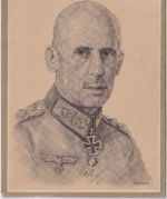 DR - Generalobert Hoth sw-Portrait-Künstler-AK (Wagner) gelaufen 1942