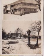 Bayern - Gaissach Bauernhaus Kirche Mehrbild-Foto-AK gelaufen 1932