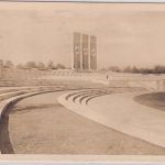 DR - Nürnberg Ehrentribüne Luitpoldarena sw-AK gelaufen 1940