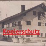 Bayern - Reichersbeuern Gebäudeansicht Bauernhof priv. Foto-AK gelaufen 1930