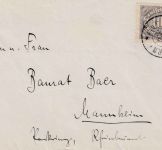 DR-Infla - Rottach-Egern * 16. AUG 23 K2 Brief n. Mannheim mit 1000 M. Queroval