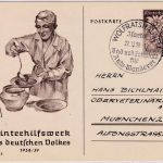 DR - 6 Pfg. WHW-Sonderganzsache seltener Handwerbestempel Wolfratshausen 1938