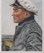 DR - Kapitänleutnant G. Prien farb. Portrait-AK (Willrich) ungelaufen 1939
